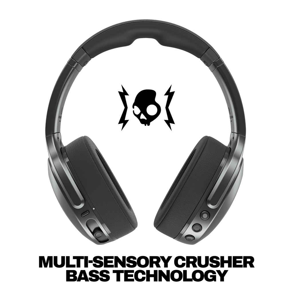 Crusher 540 Active XT Wireless Over-Ear Hedaphones, Metal