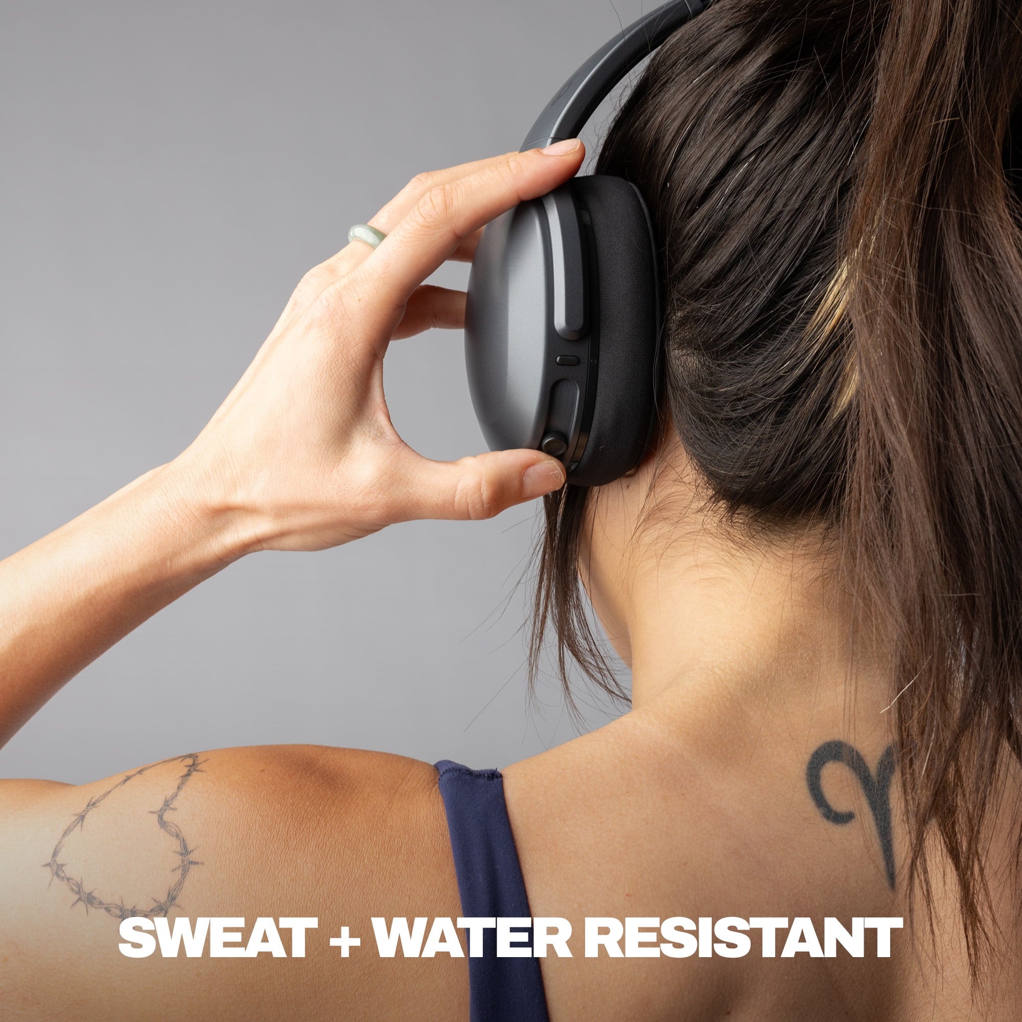 Crusher 540 Active XT Wireless Over-Ear Hedaphones, Metal