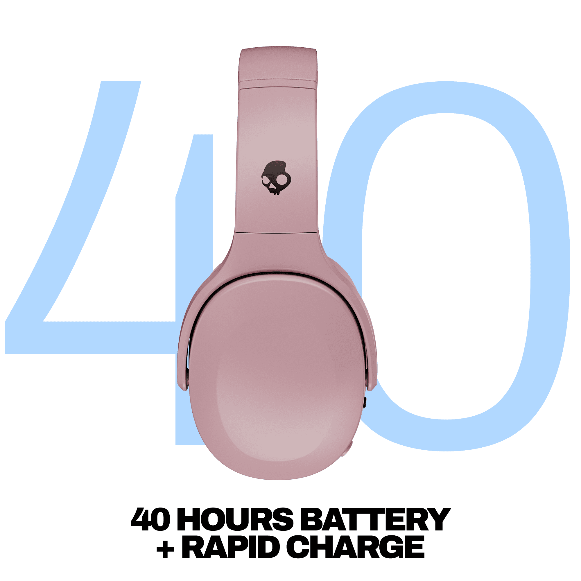 Crusher 540 Active XT Wireless Over-Ear Hedaphones, Metal