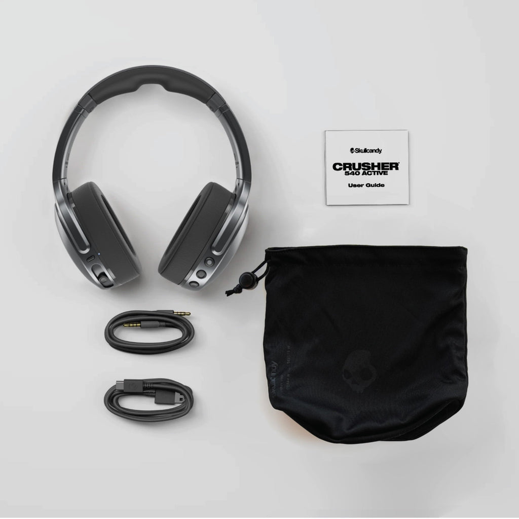 Crusher 540 Active XT Wireless Over-Ear Hedaphones, Metal