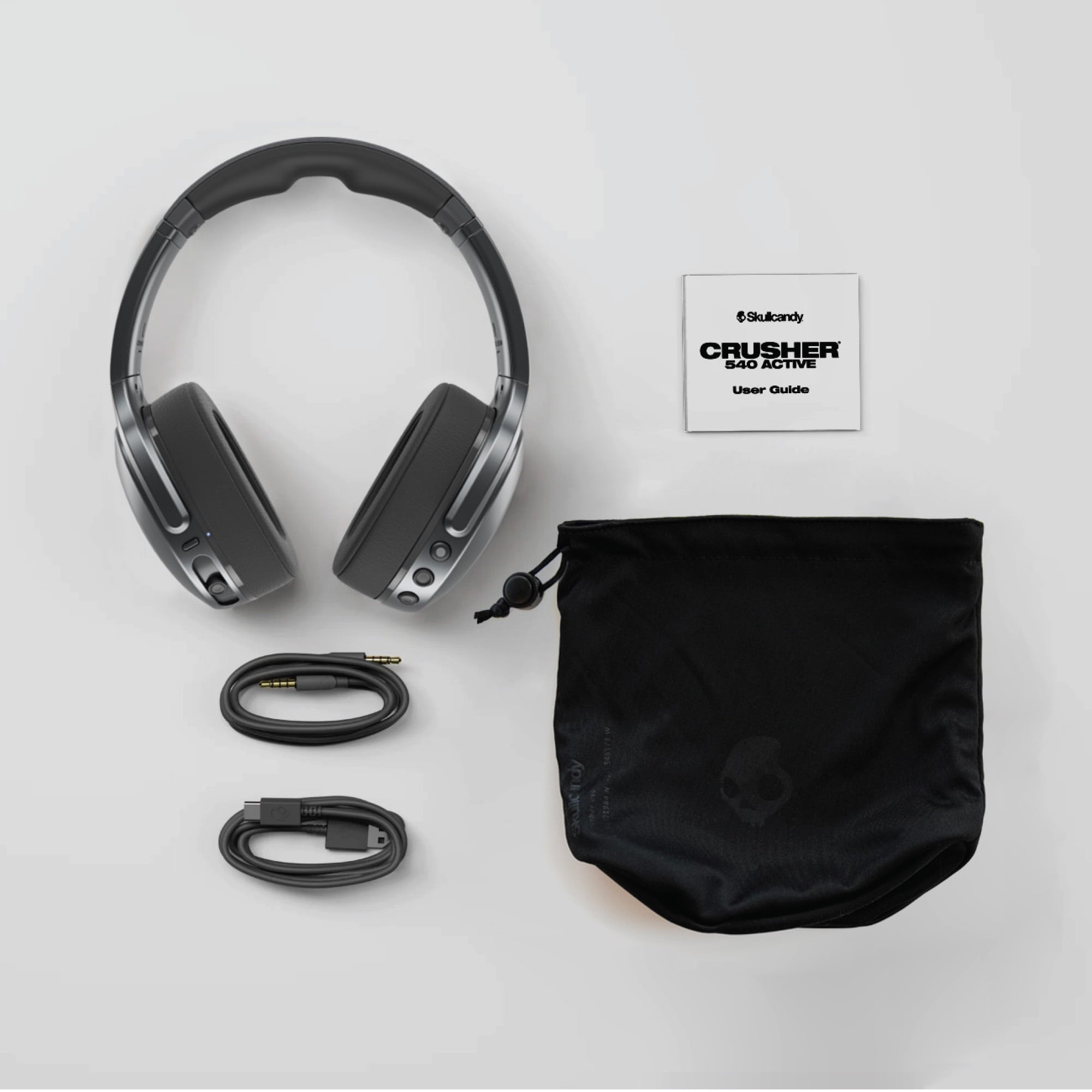 Crusher 540 Active XT Wireless Over-Ear Hedaphones, Metal