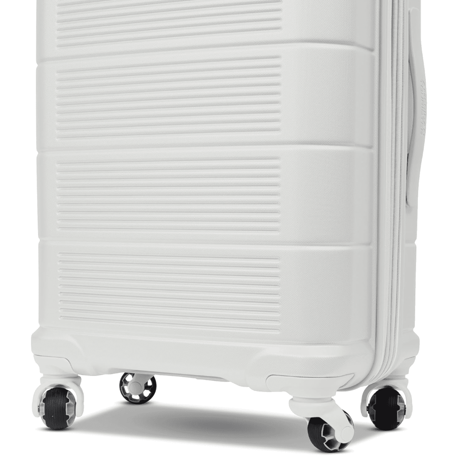 Stratum 2.0 Expandable Hardside Luggage with Spinner Wheels, White (3-Piece Set)