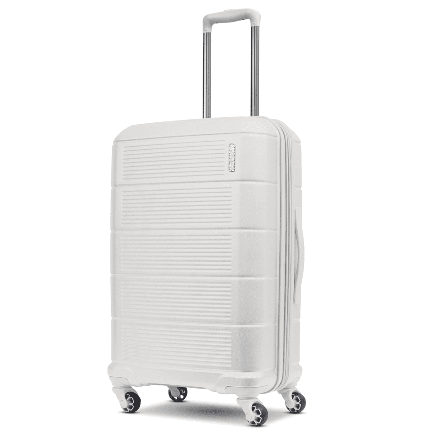 Stratum 2.0 Expandable Hardside Luggage with Spinner Wheels, White (3-Piece Set)