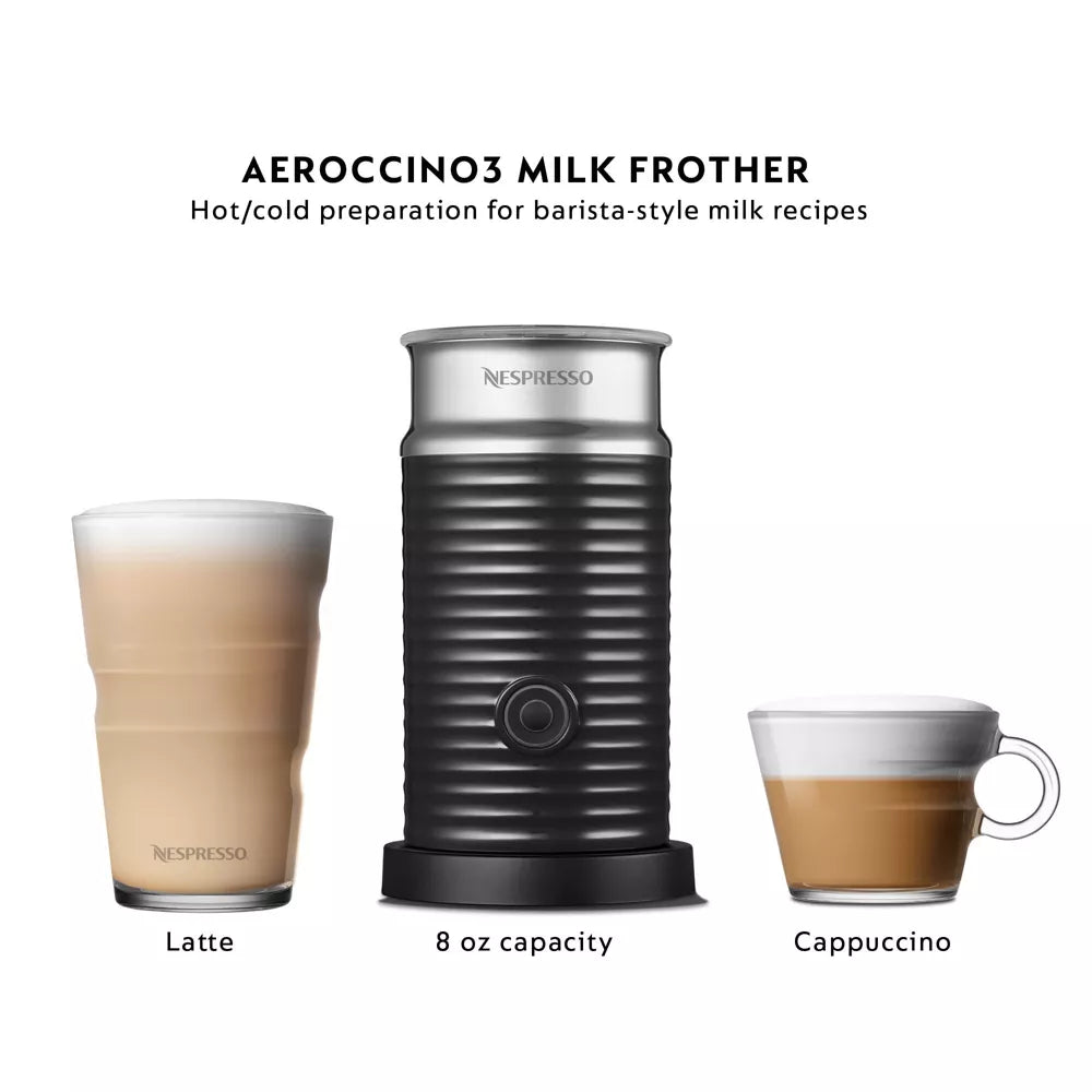 Vertuo Pop+ Combination Espresso and Coffee Maker with Milk Frother, Mango
