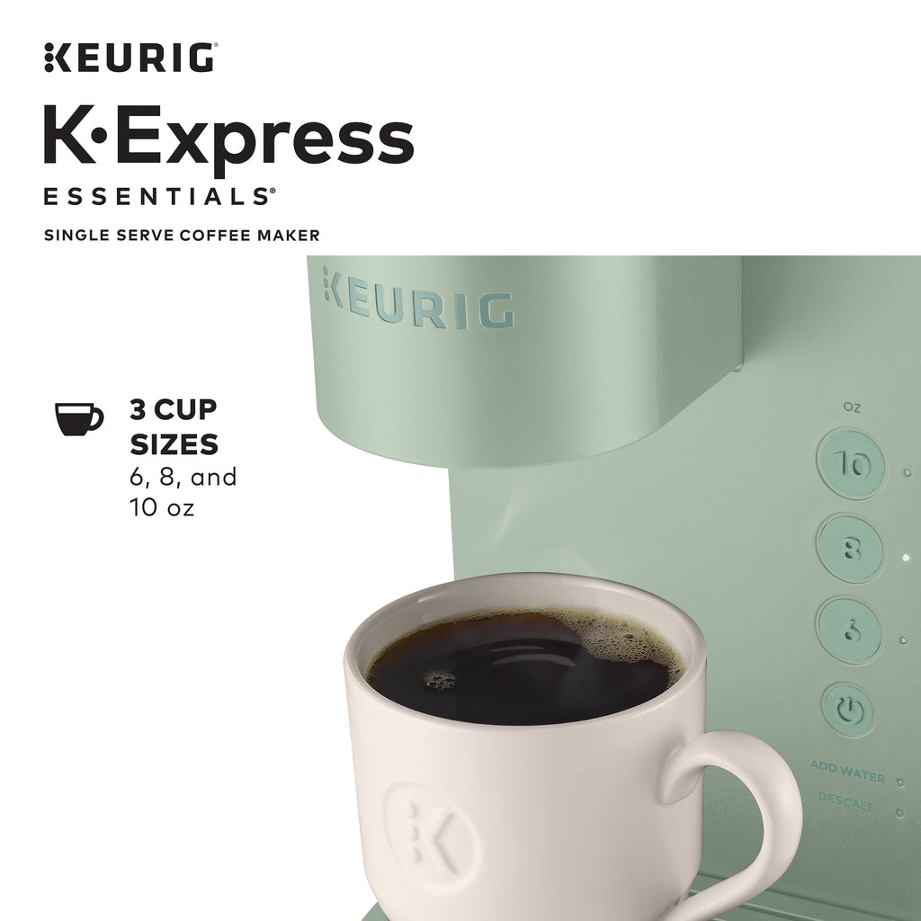 (2 pack) K-Express Essentials Single Serve K-Cup Pod Coffee Maker, Sage