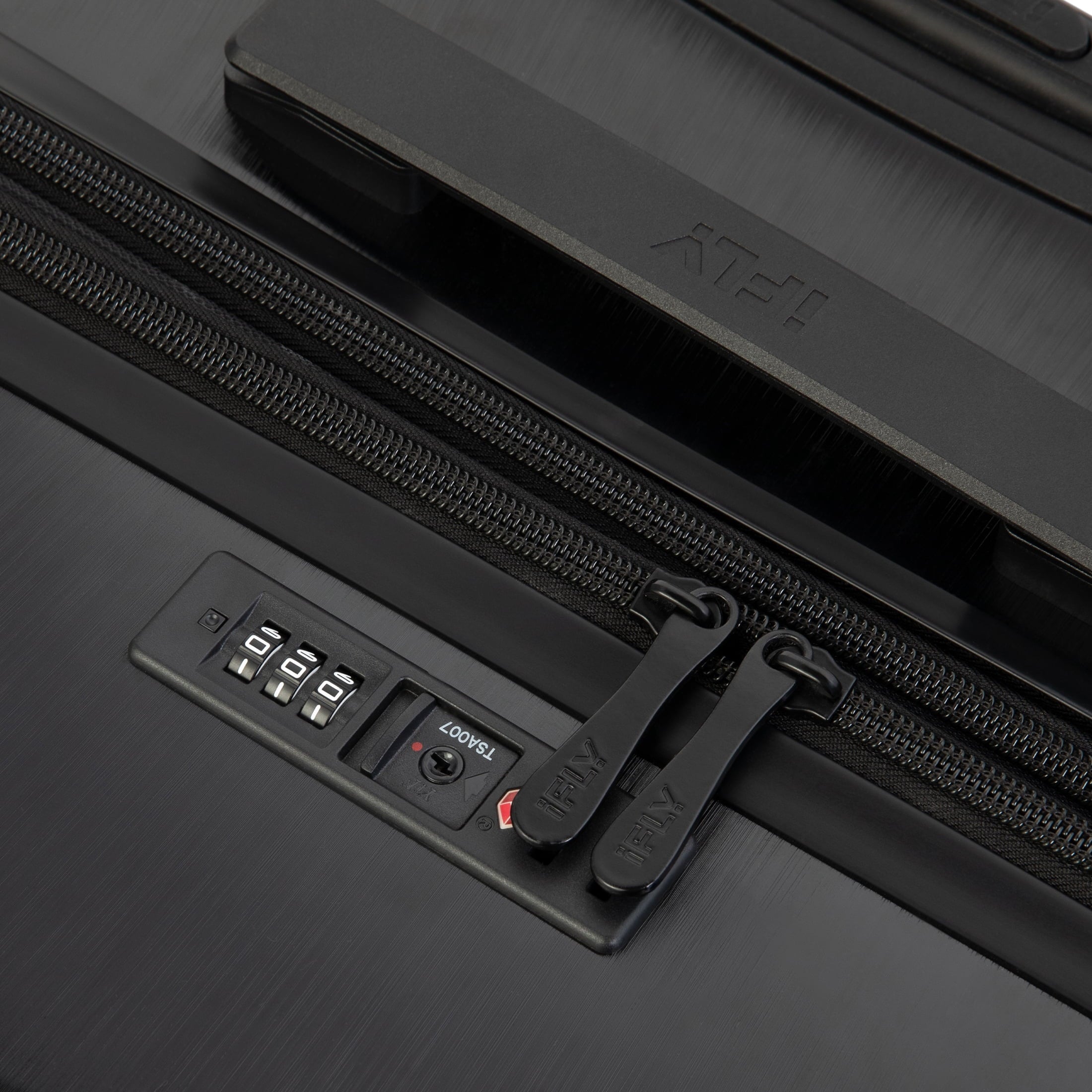 Altitude 2-Piece Hardside Luggage Set, 20" Carry-on and 28" Checked Luggage, Black