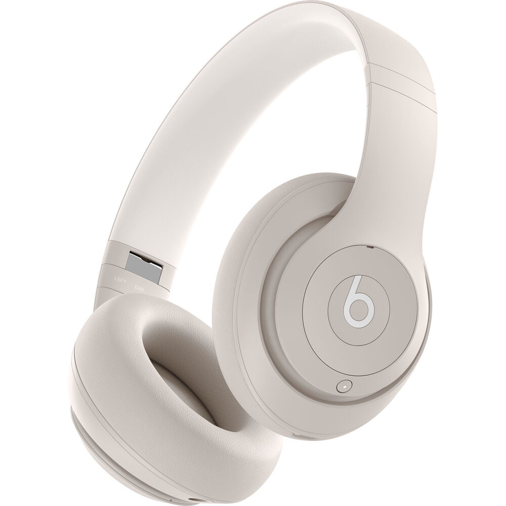 Studio Pro Wireless Over-Ear Headphones (Sandstone) Bundle with Accessories