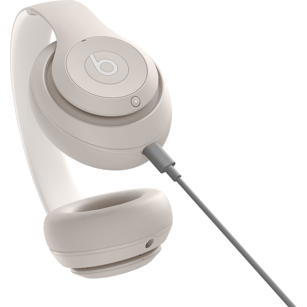 Studio Pro Wireless Over-Ear Headphones (Sandstone) Bundle with Accessories