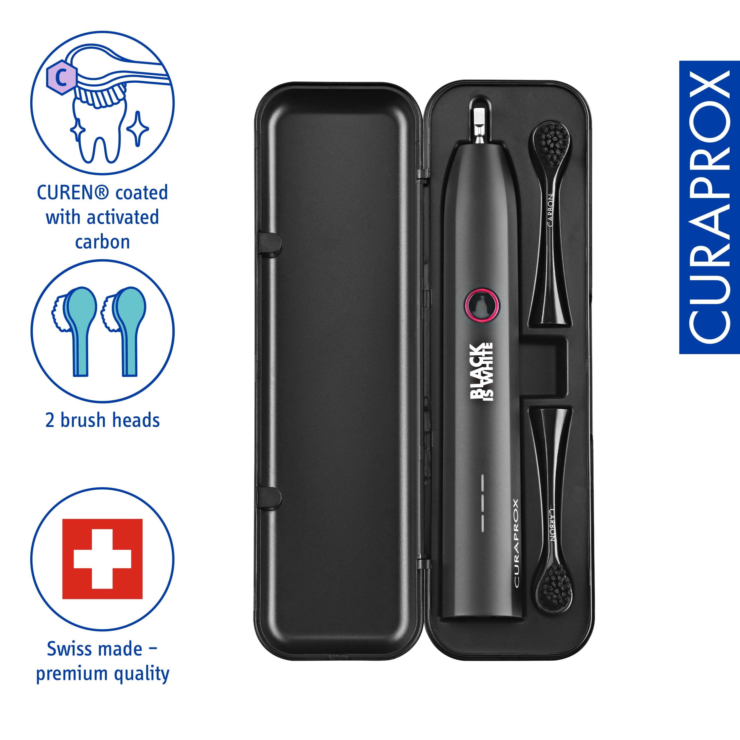 Hydrosonic Black Is White – Sonic Toothbrush for Simple, Powerful Oral Health