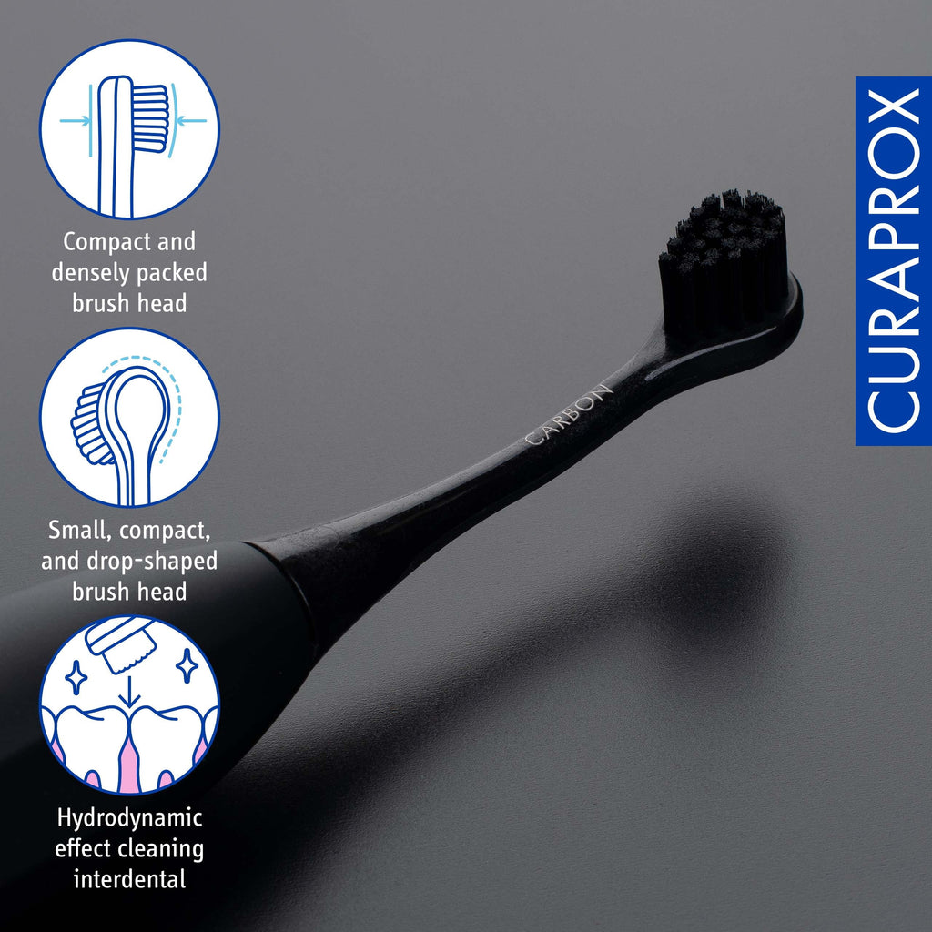 Hydrosonic Black Is White – Sonic Toothbrush for Simple, Powerful Oral Health