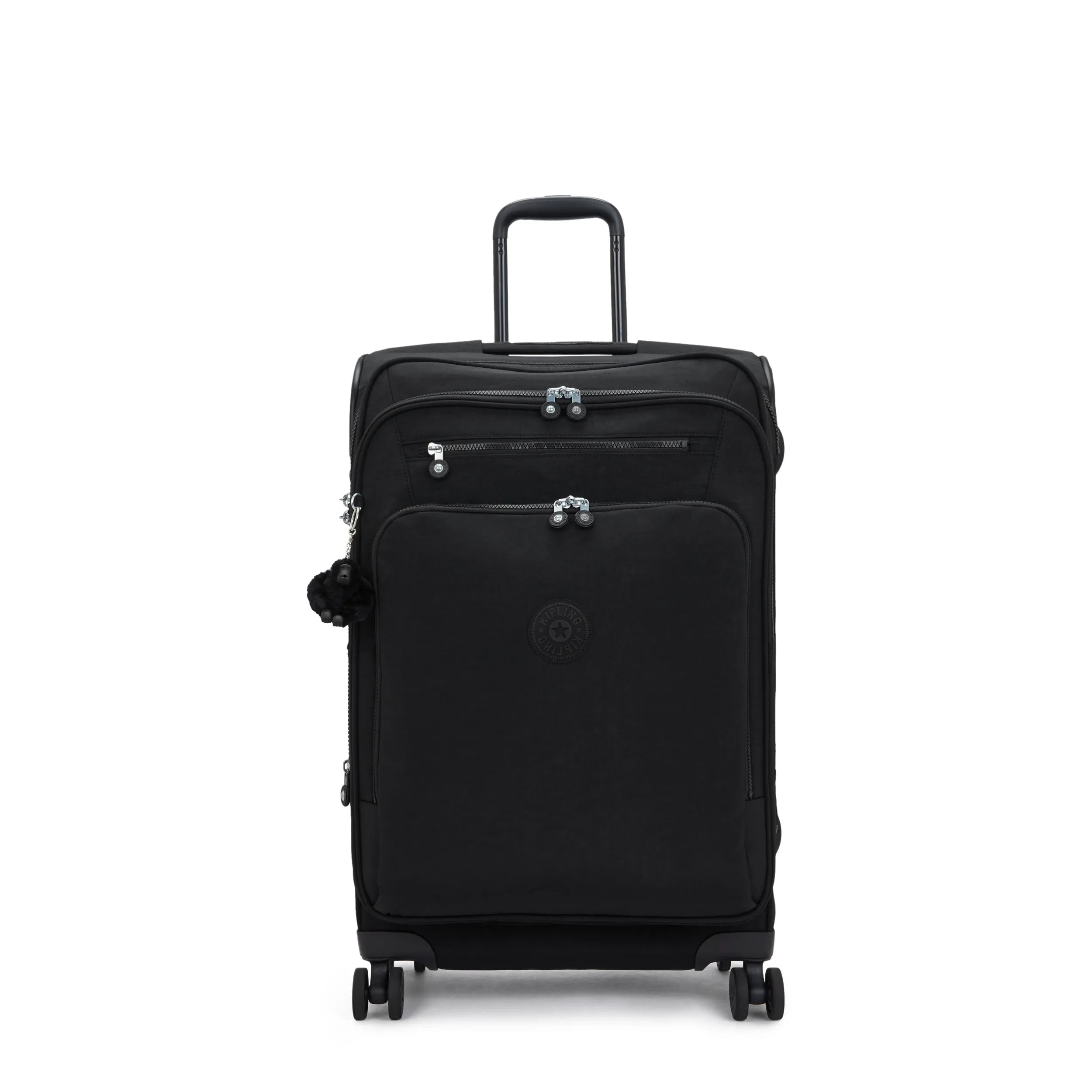 New Youri Spin Medium 4 Wheeled Rolling Luggage Black Noir