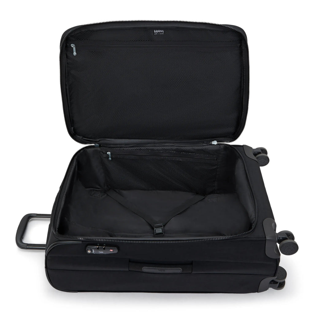 New Youri Spin Medium 4 Wheeled Rolling Luggage Black Noir