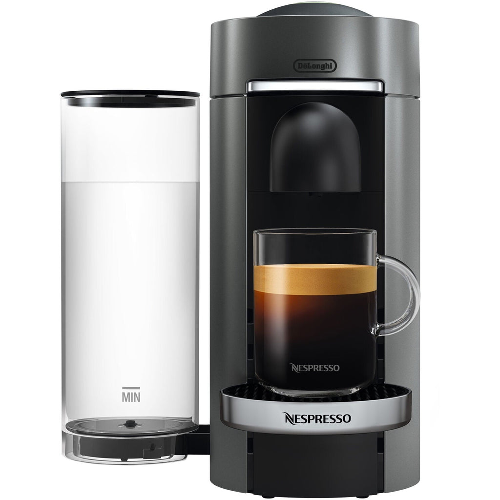 Vertuo Plus Deluxe Coffee &amp; Espresso Machine with Aerocinno, Titan