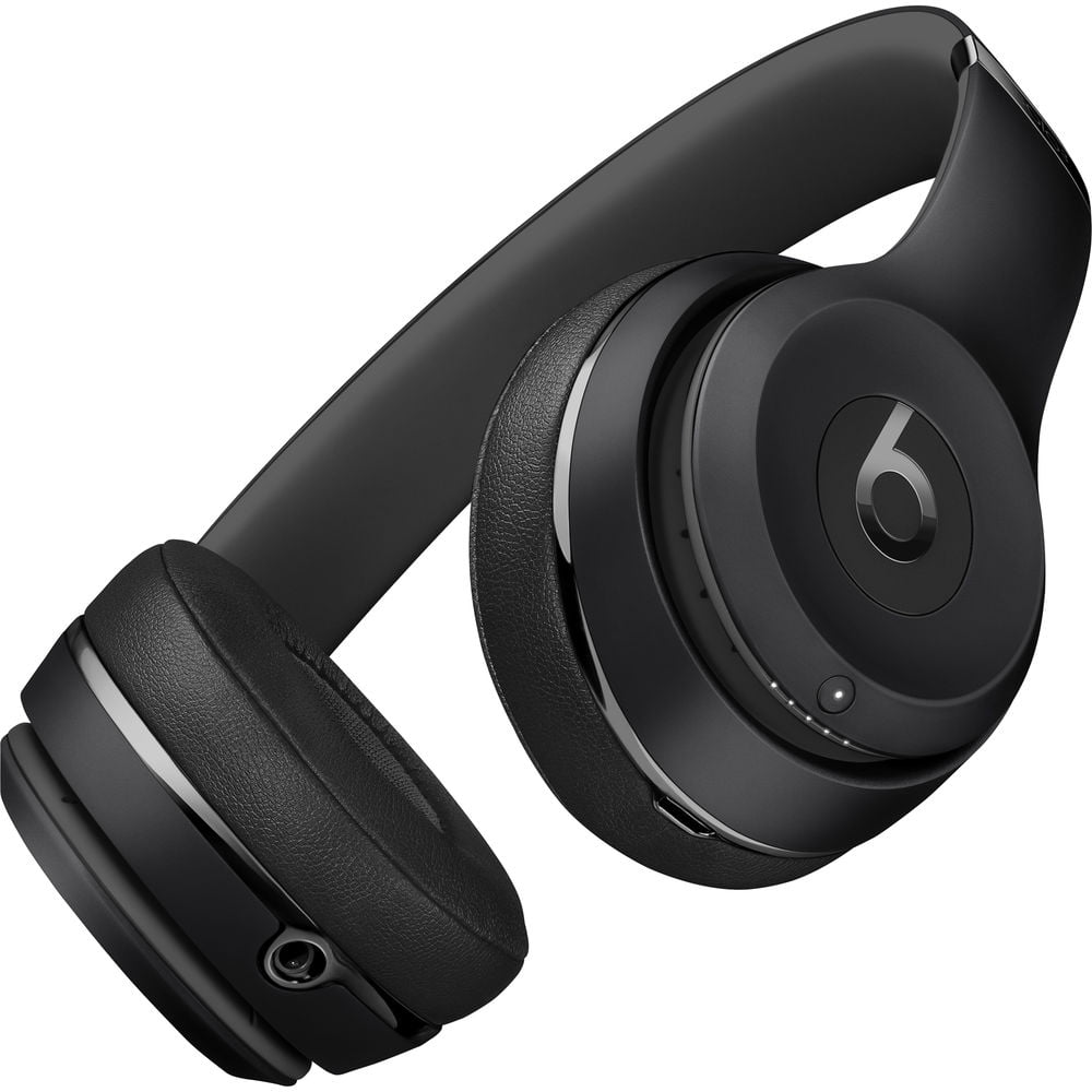 Solo3 Wireless On-Ear Headphones (Matte Black) Bundle