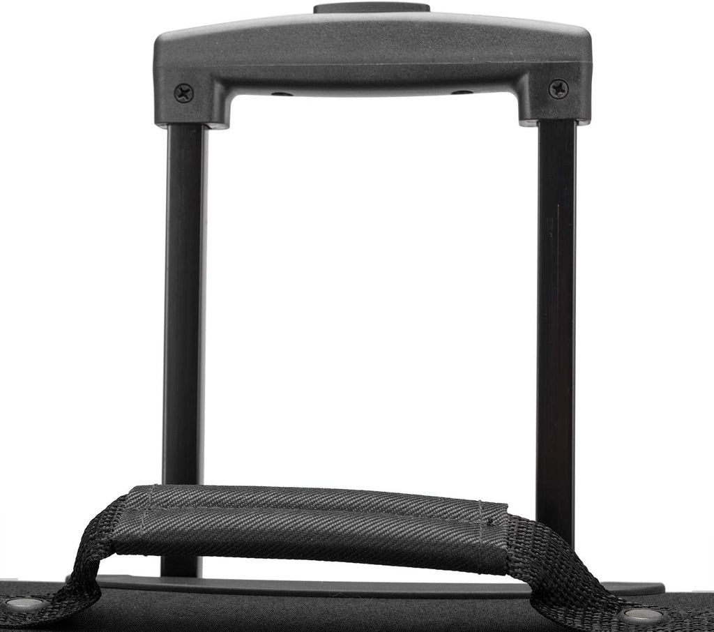 Aviron Bay Expandable Softside Luggage Set with Spinner Wheels, Black, 3 Piece (22/26/30)
