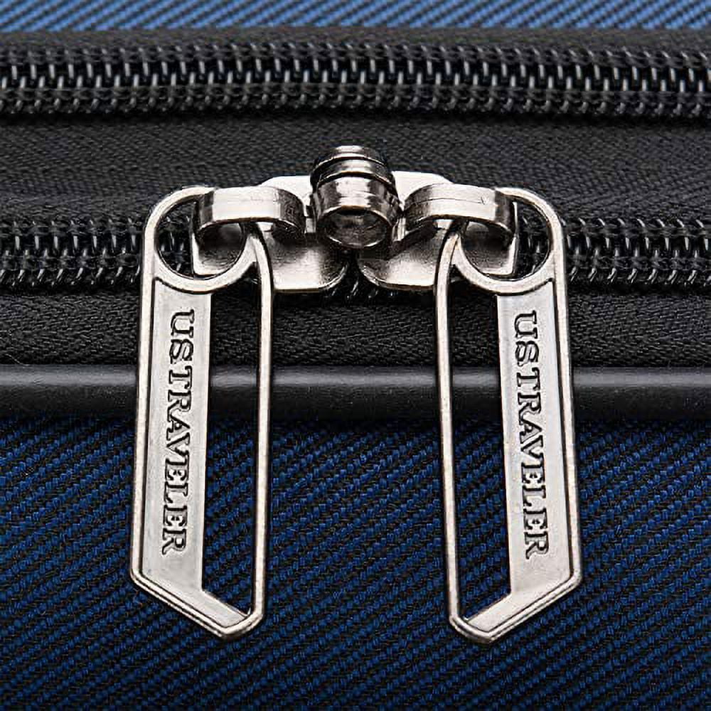 Aviron Bay Expandable Softside Luggage Set with Spinner Wheels, Black, 3 Piece (22/26/30)