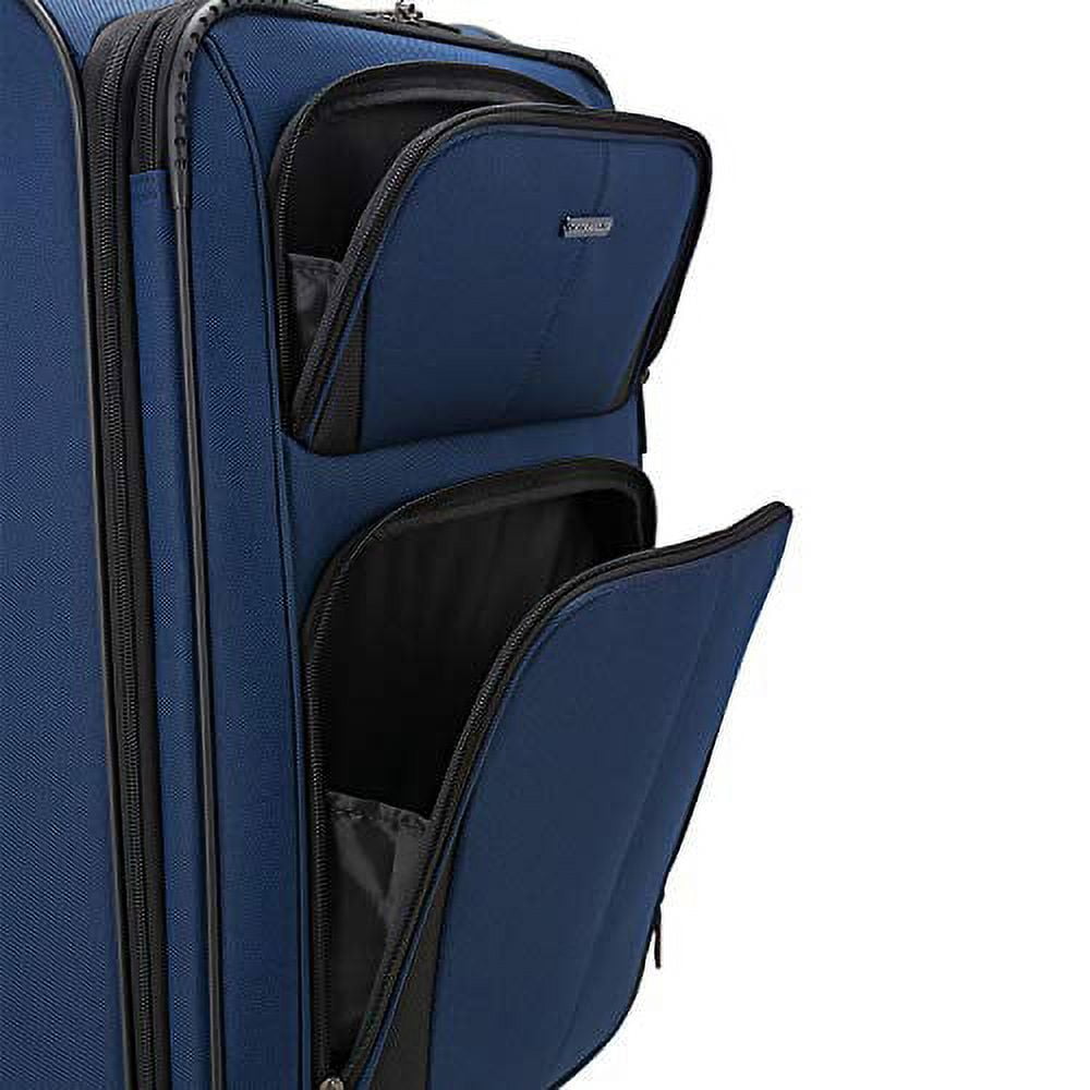 Aviron Bay Expandable Softside Luggage Set with Spinner Wheels, Black, 3 Piece (22/26/30)