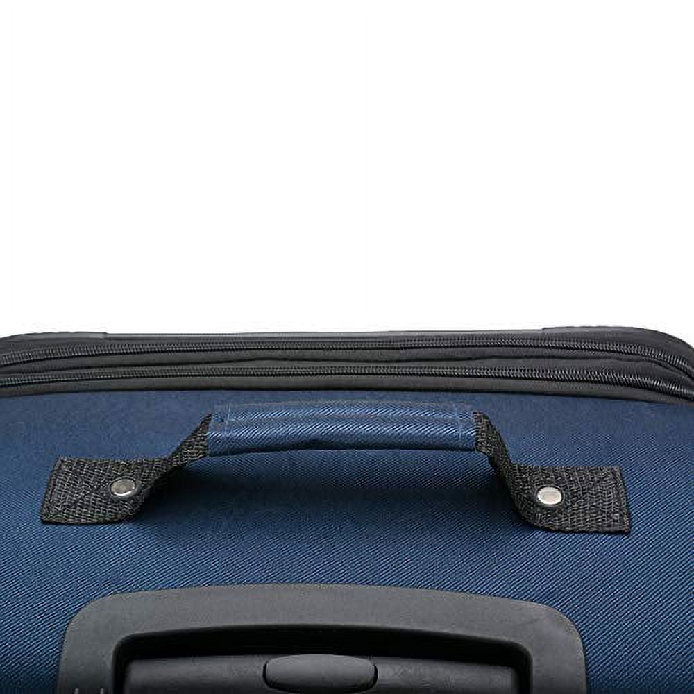 Aviron Bay Expandable Softside Luggage Set with Spinner Wheels, Black, 3 Piece (22/26/30)