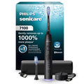 7100 Series Electric Toothbrush - Next-Generation Technology, Pressure Sensor, 12 Brushing Settings, Smartimer, Brushpacer, 21-Day Runtime, Travel Case, Black, HX7421/06
