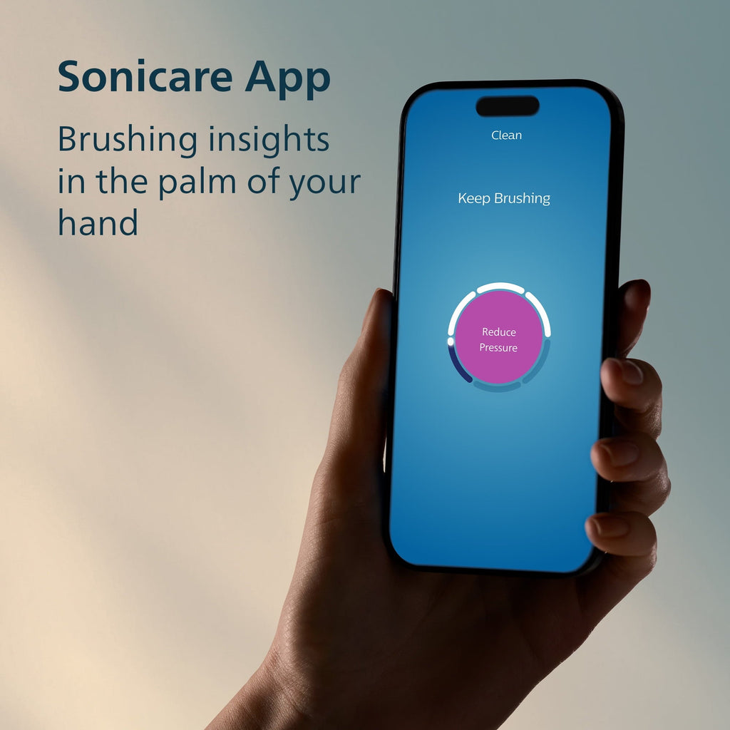 7100 Series Electric Toothbrush - Next-Generation Technology, Pressure Sensor, 12 Brushing Settings, Smartimer, Brushpacer, 21-Day Runtime, Travel Case, Black, HX7421/06