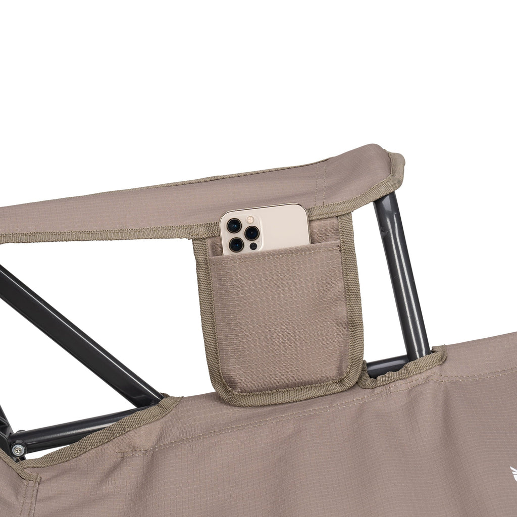 Kickback Rocker Foldable Rocking Camp Chair, Aged Fatigue