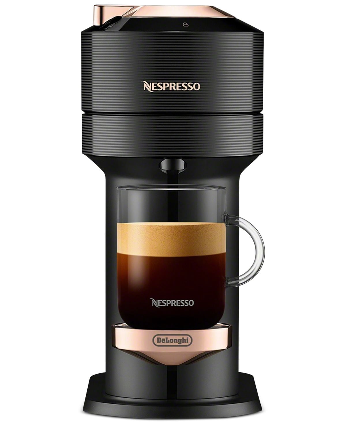Vertuo Next Premium Coffee and Espresso Machine in Black Rose Gold