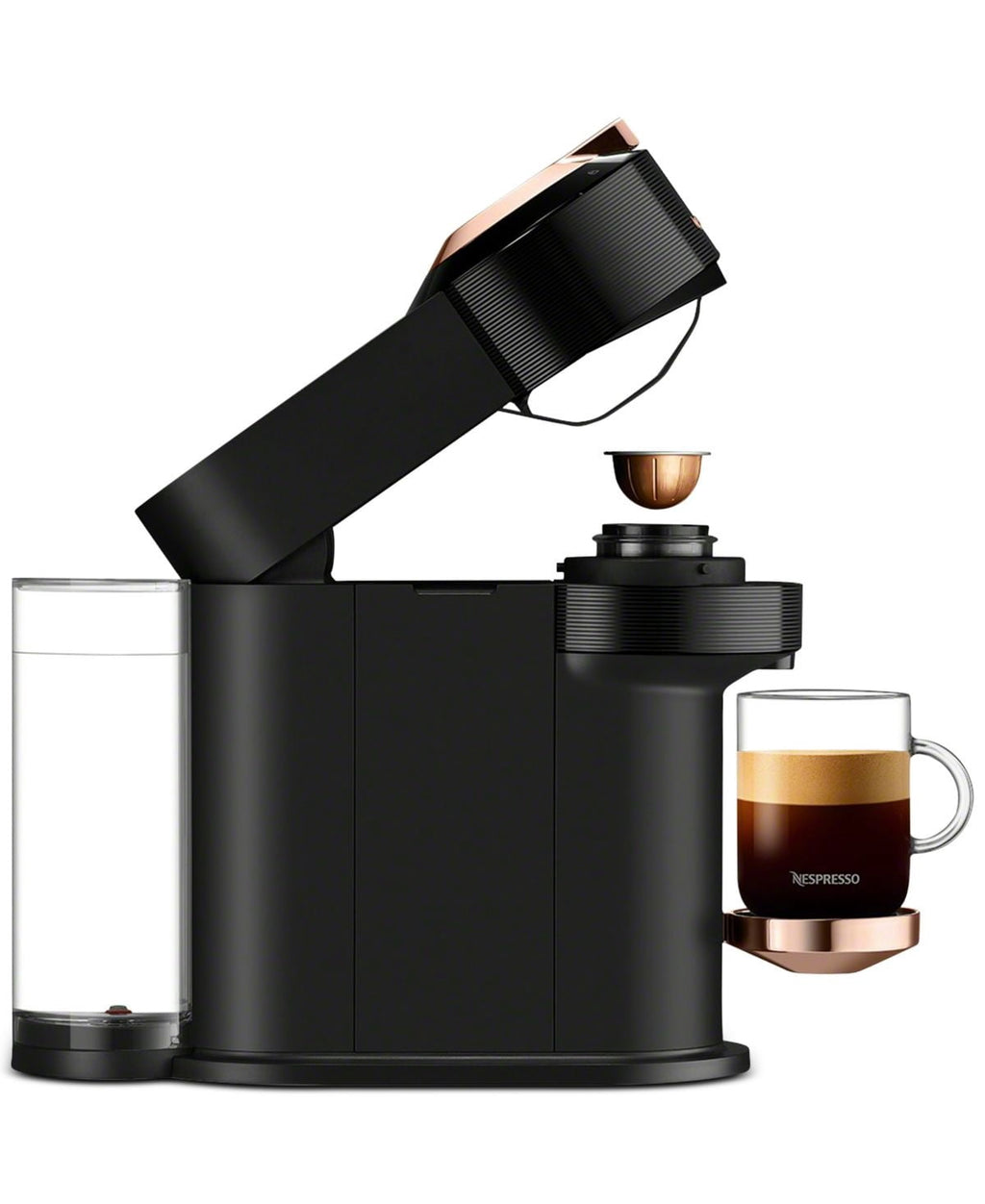 Vertuo Next Premium Coffee and Espresso Machine in Black Rose Gold