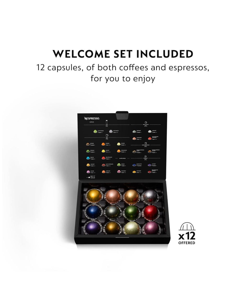 Vertuo Next Premium Coffee and Espresso Machine in Black Rose Gold