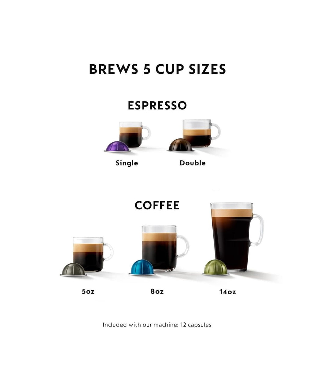 Vertuo Next Premium Coffee and Espresso Machine in Black Rose Gold