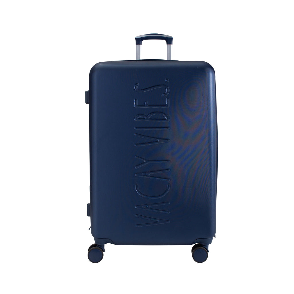 3 Piece Expandable Rolling Luggage Set in White