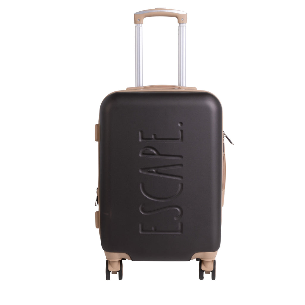 3 Piece Expandable Rolling Luggage Set in White