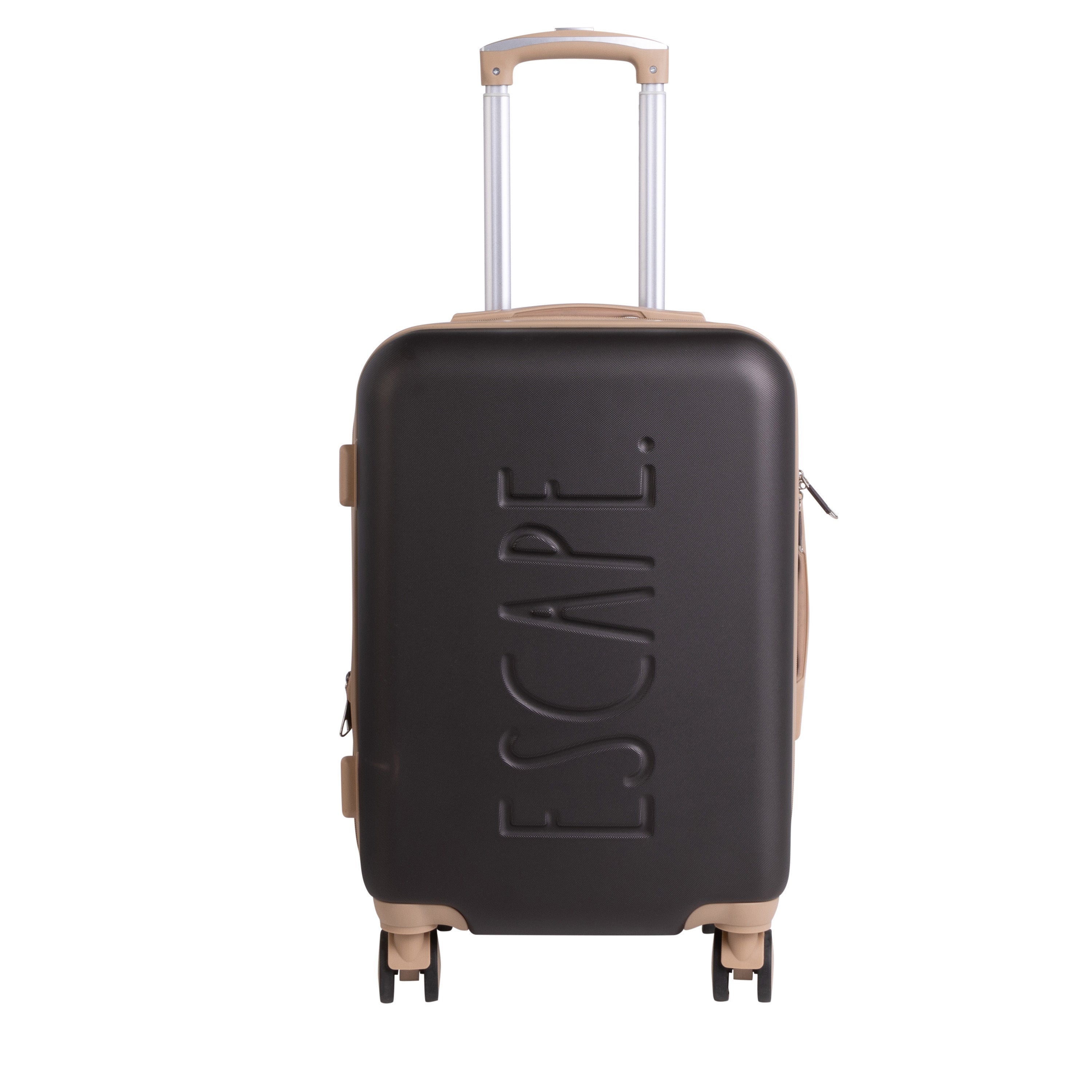 3 Piece Expandable Rolling Luggage Set in White