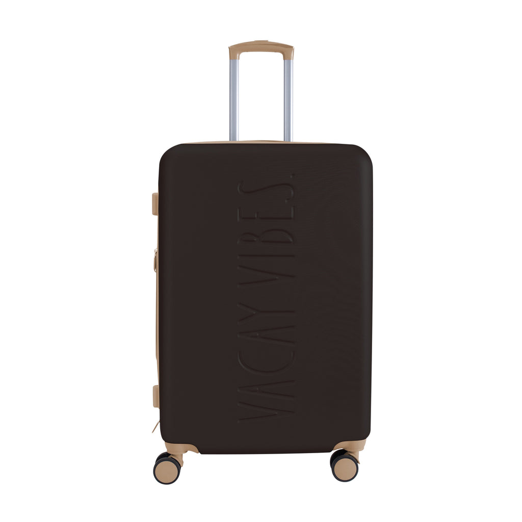 3 Piece Expandable Rolling Luggage Set in White