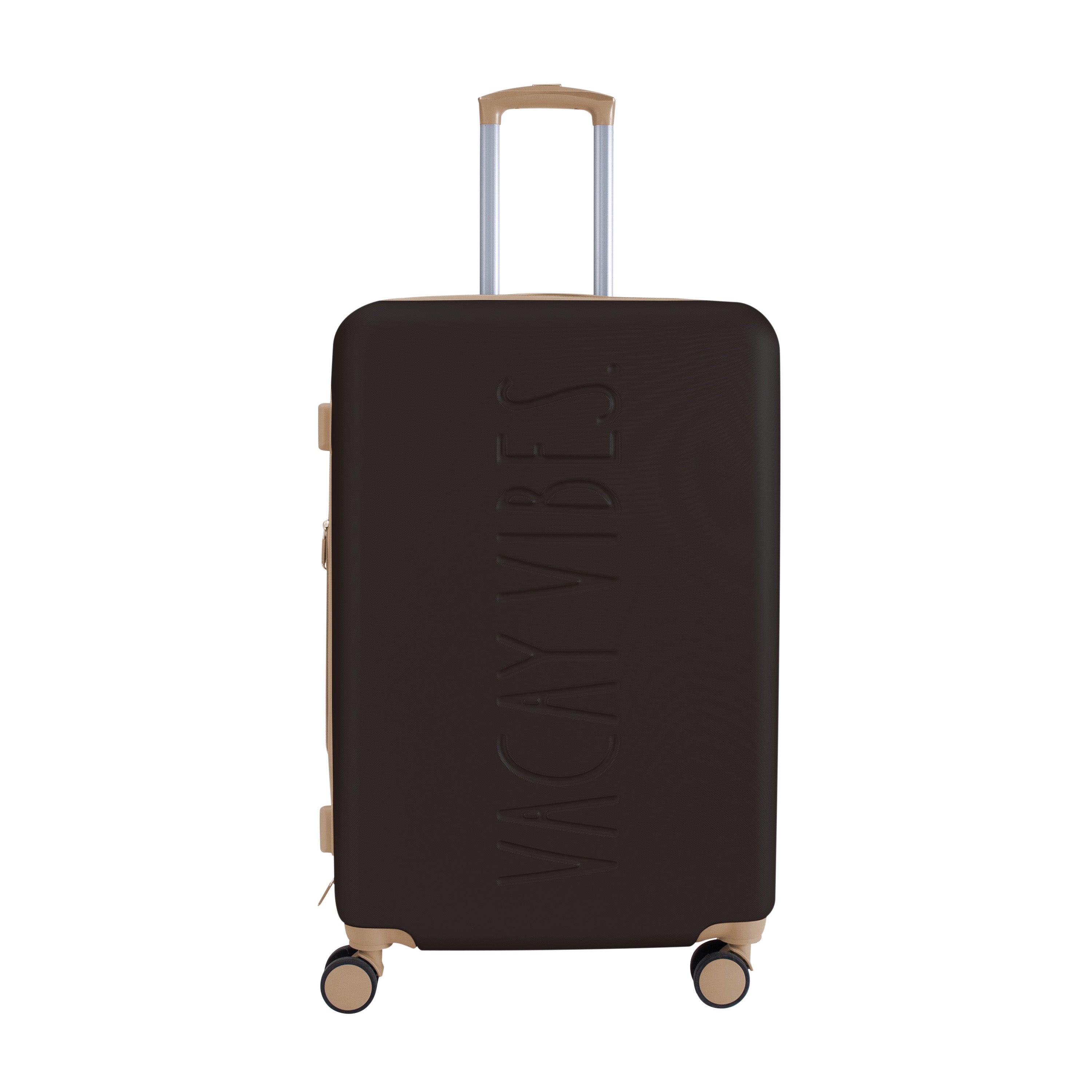 3 Piece Expandable Rolling Luggage Set in White