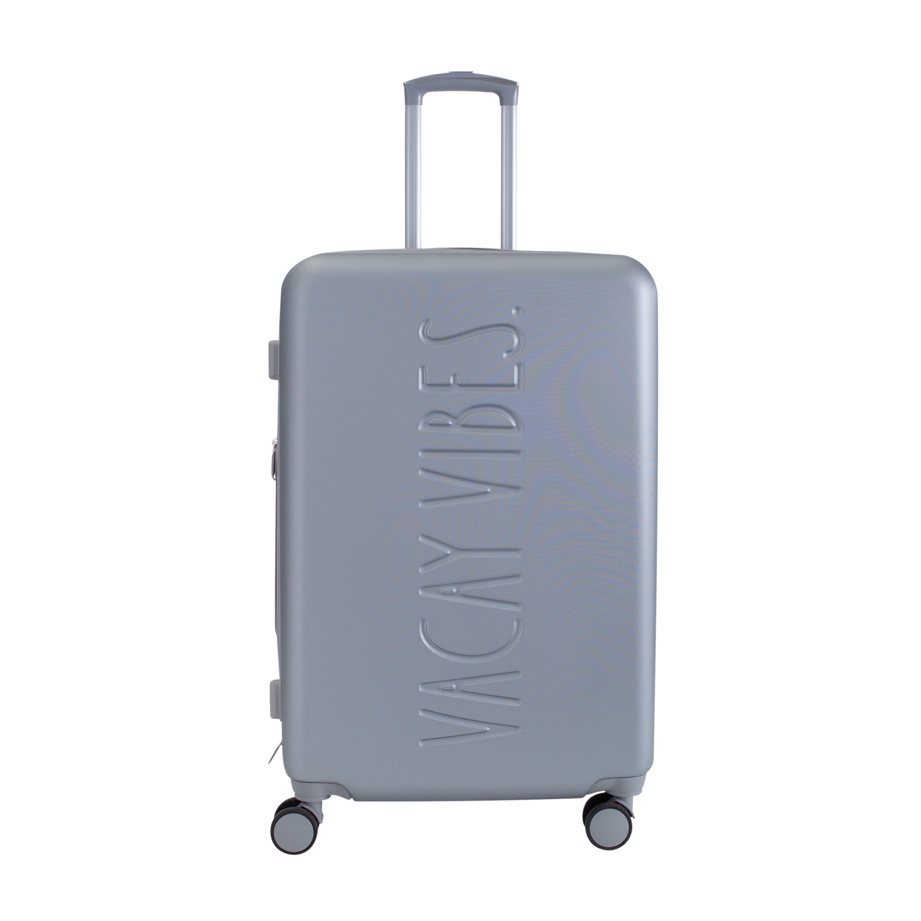 3 Piece Expandable Rolling Luggage Set in White