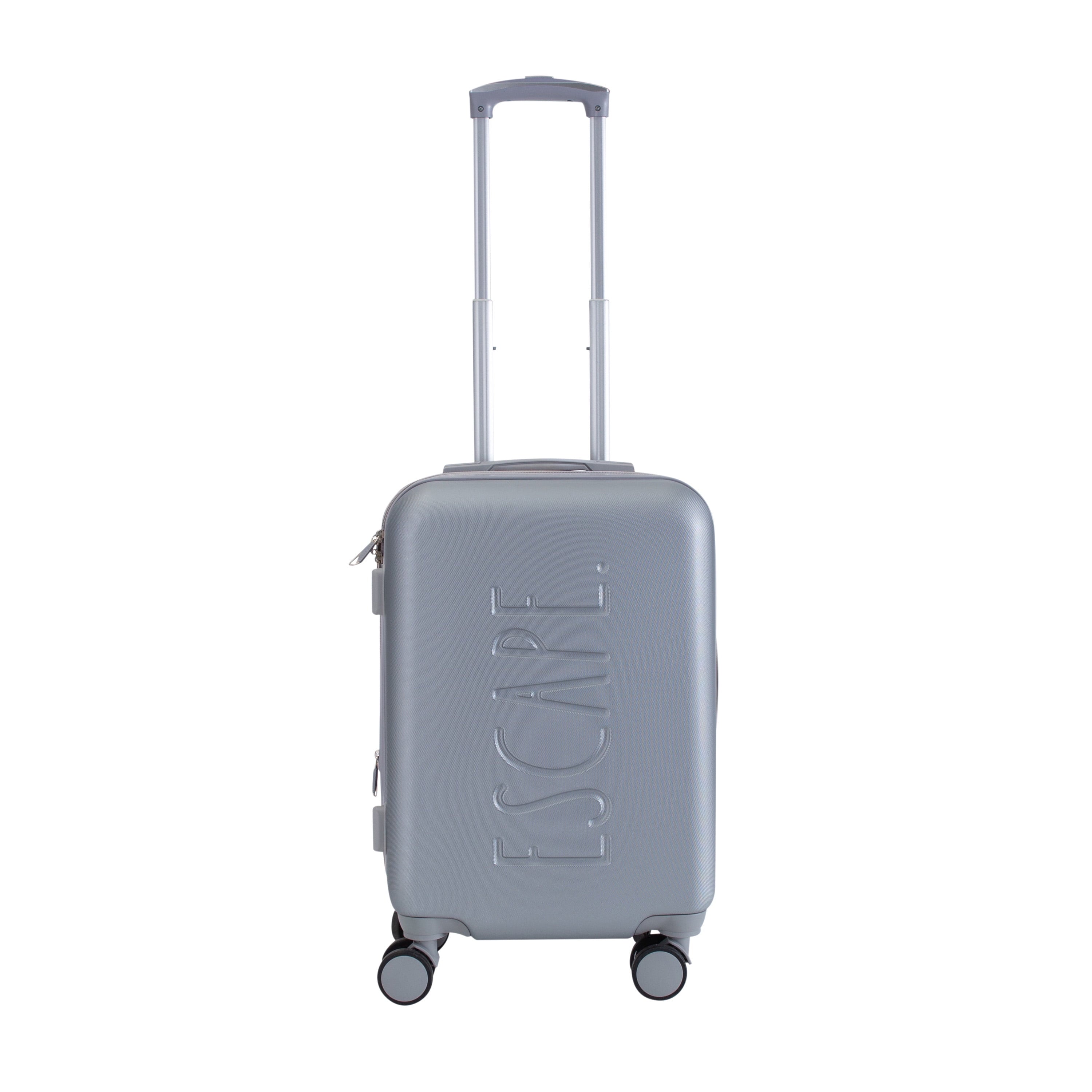 3 Piece Expandable Rolling Luggage Set in White