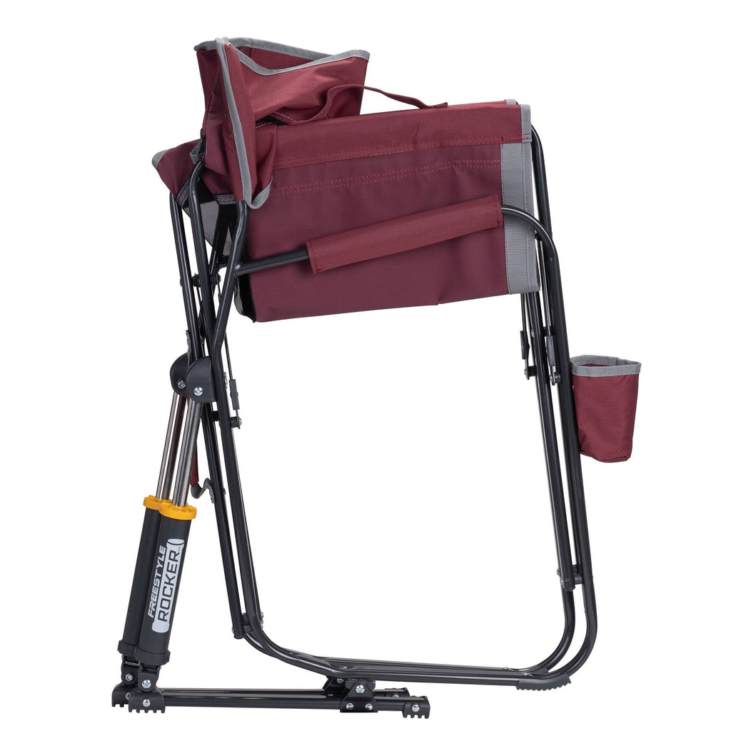 Freestyle Rocker Foldable Rocking Camping Chair, Maroon