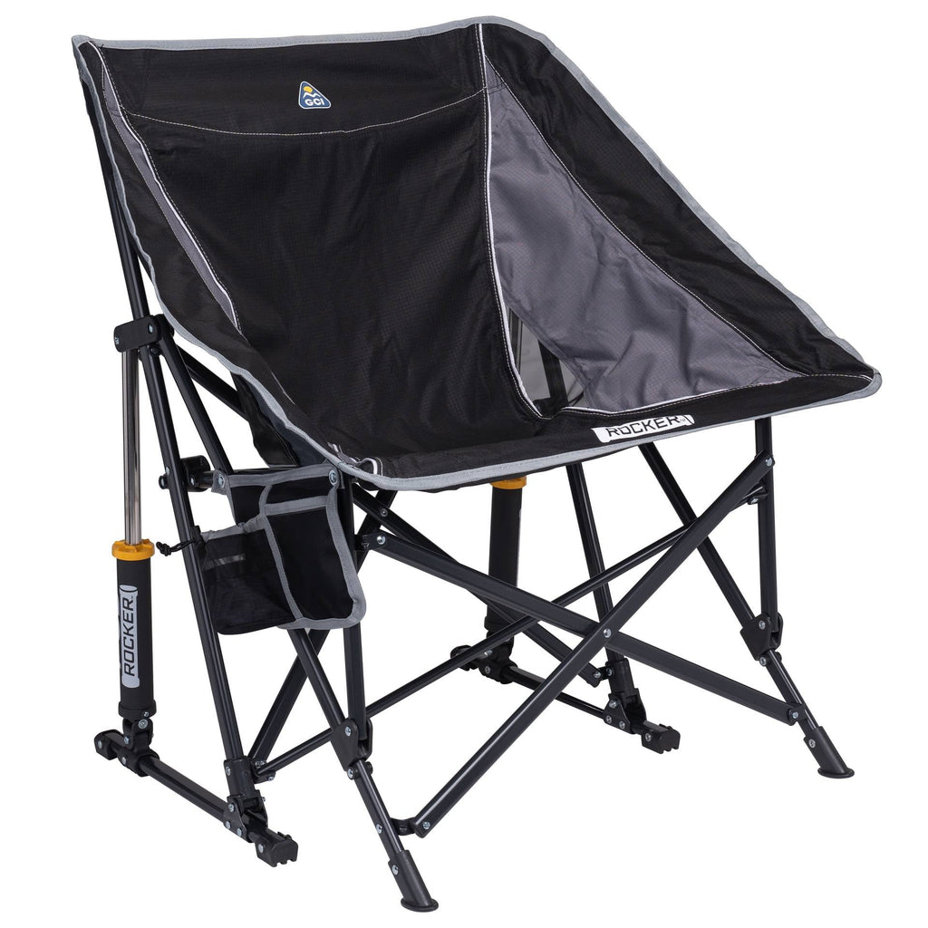 Pod Rocker Foldable Rocking Camp Chair, Black