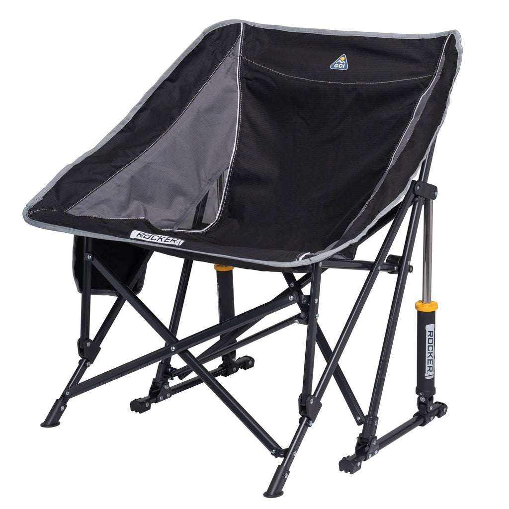 Pod Rocker Foldable Rocking Camp Chair, Black