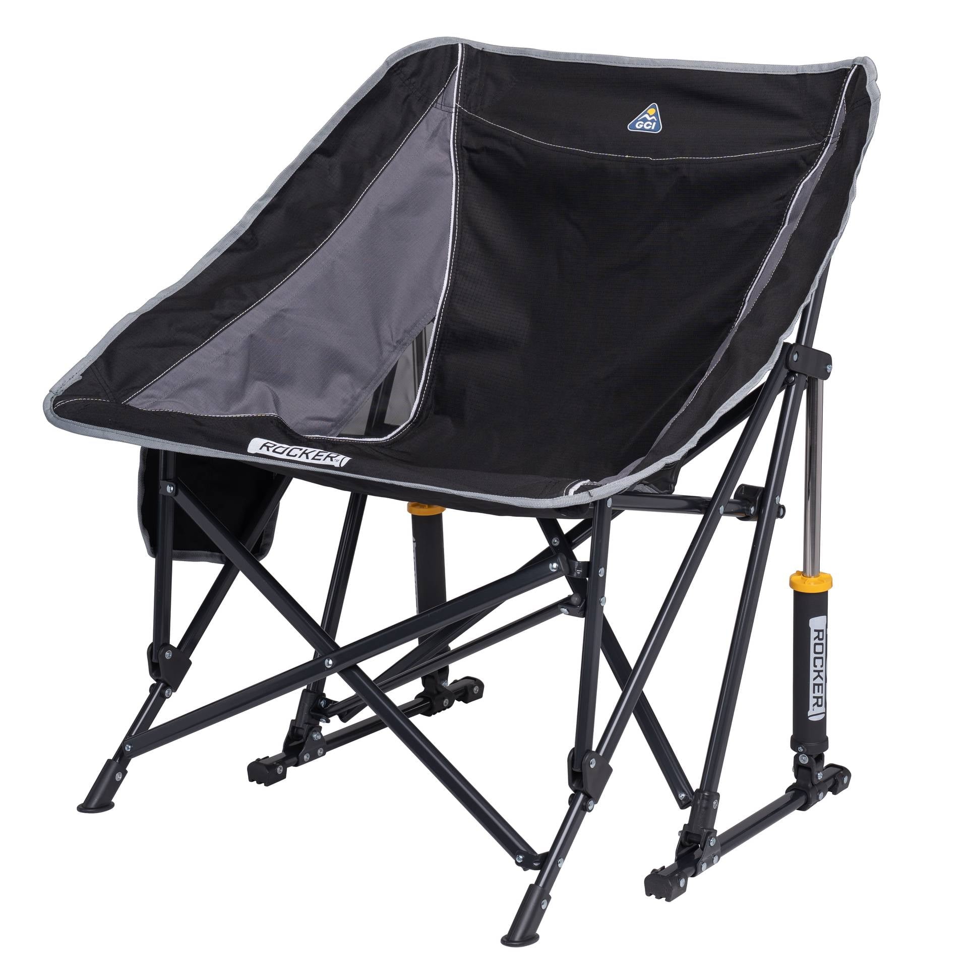 Pod Rocker Foldable Rocking Camp Chair, Black