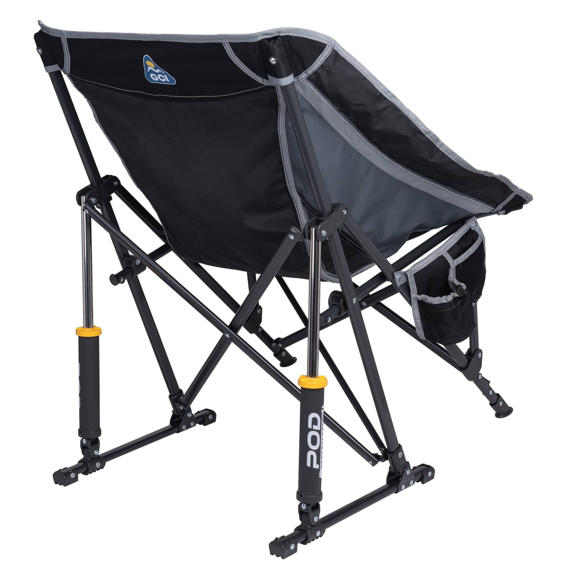 Pod Rocker Foldable Rocking Camp Chair, Black