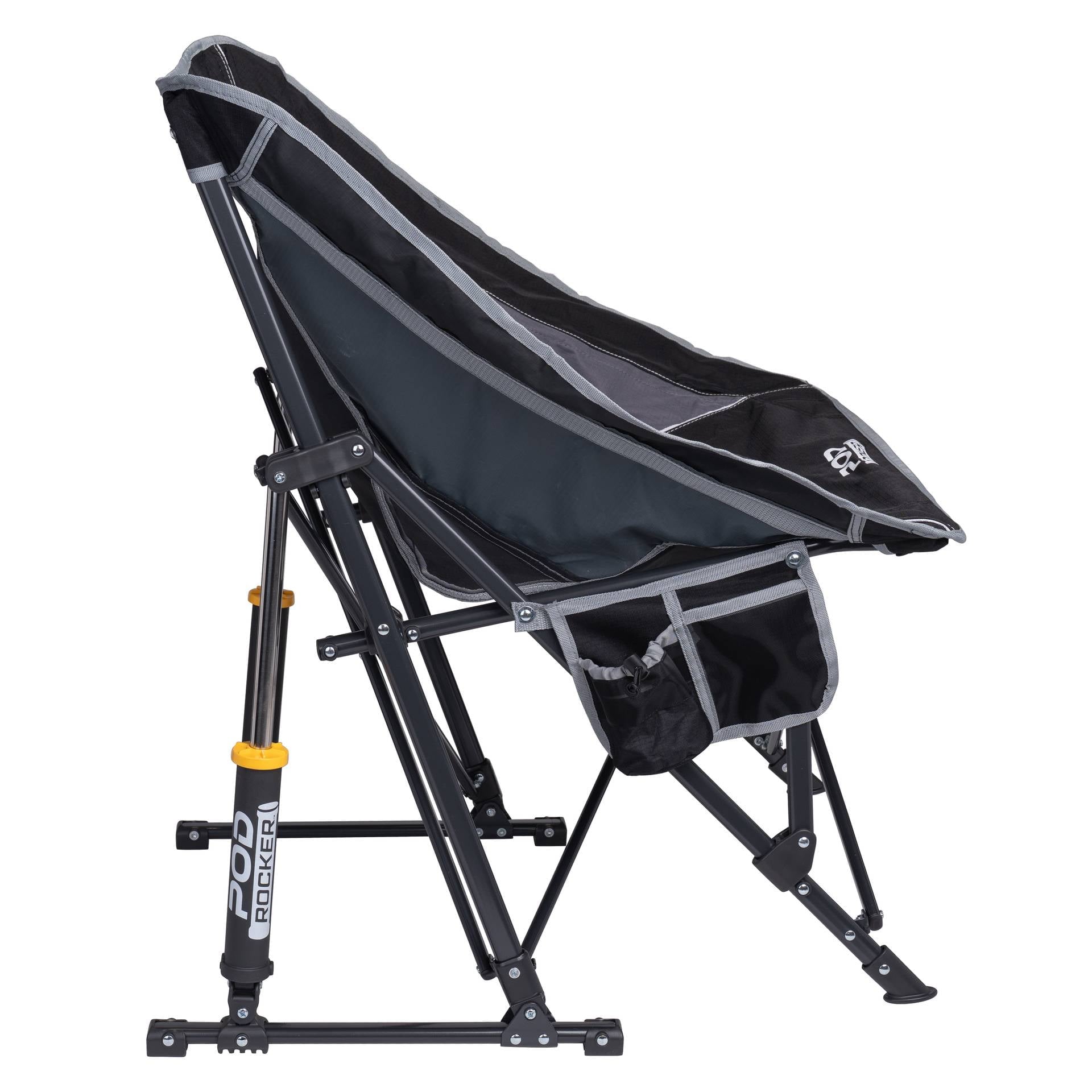 Pod Rocker Foldable Rocking Camp Chair, Black