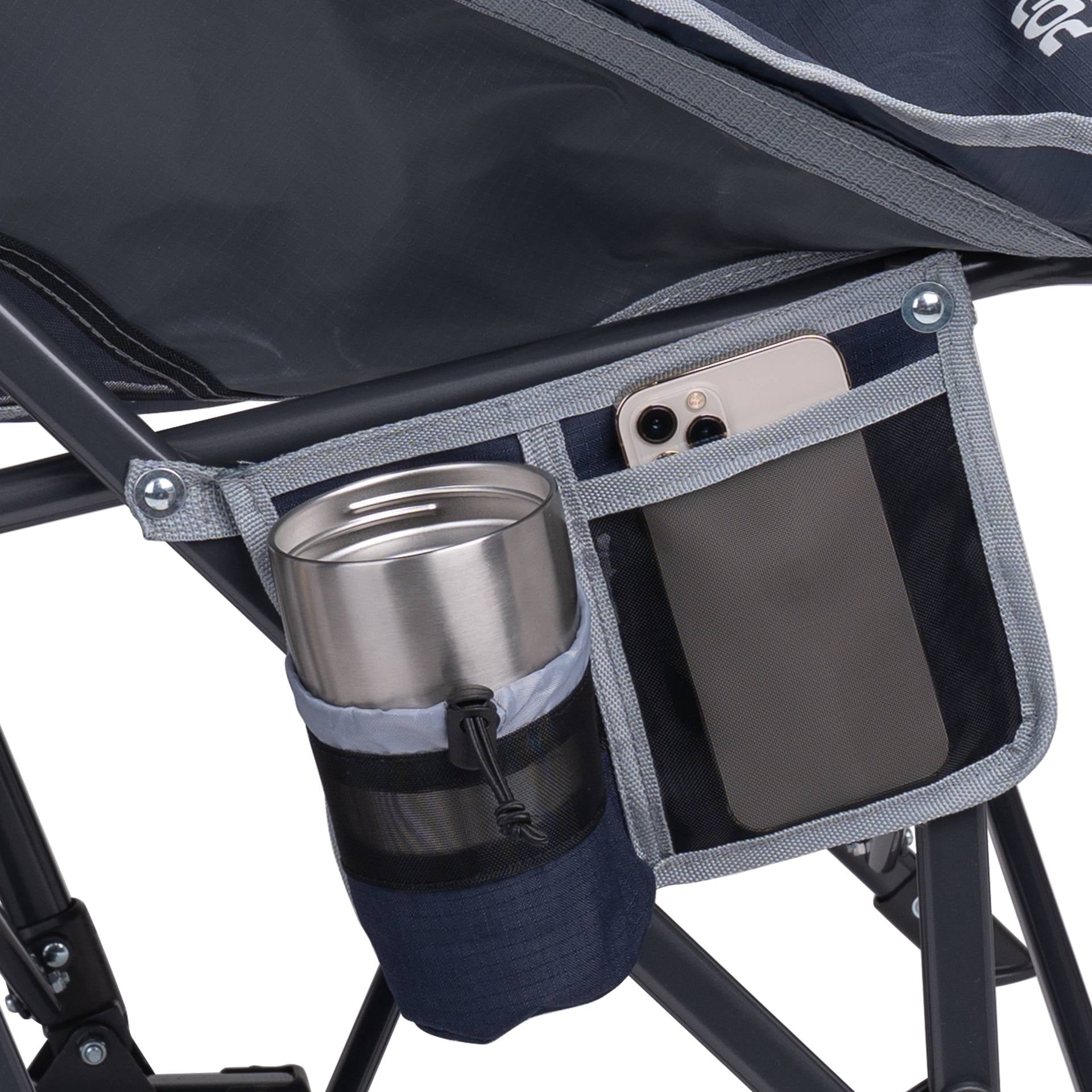 Pod Rocker Foldable Rocking Camp Chair, Black
