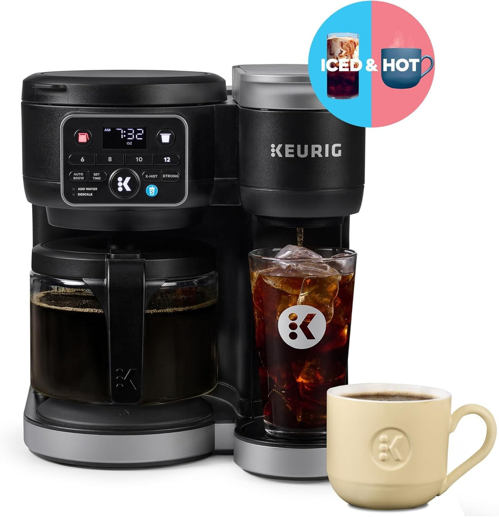 K-Duo Gen 2 Hot &amp; Iced Single Serve &amp; Carafe Coffee Maker