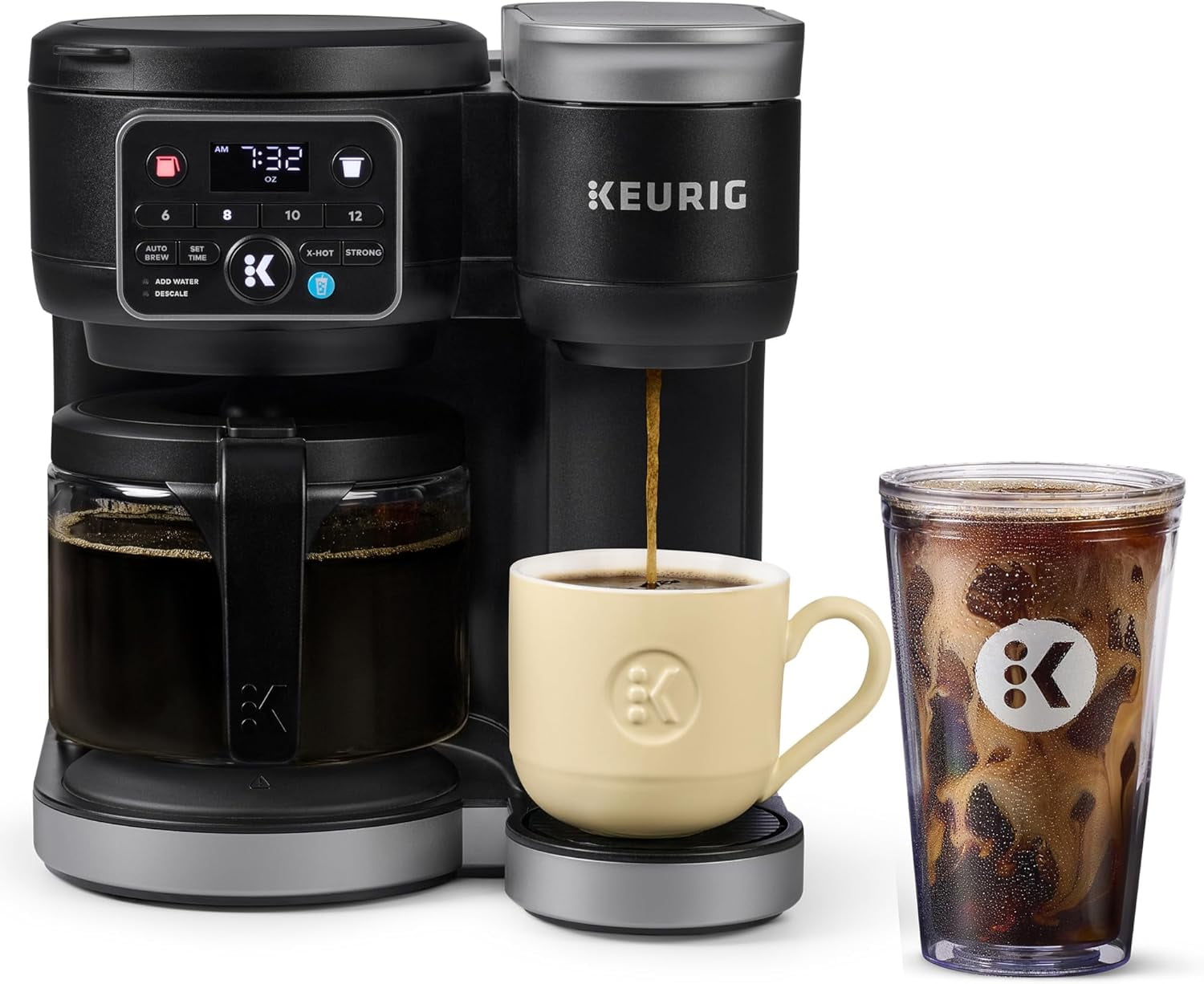 K-Duo Gen 2 Hot &amp; Iced Single Serve &amp; Carafe Coffee Maker