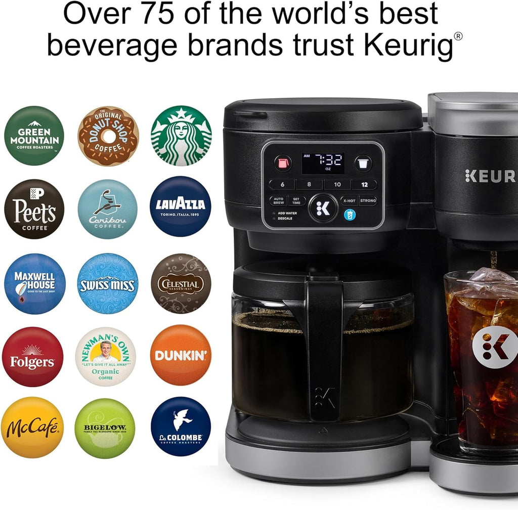 K-Duo Gen 2 Hot &amp; Iced Single Serve &amp; Carafe Coffee Maker