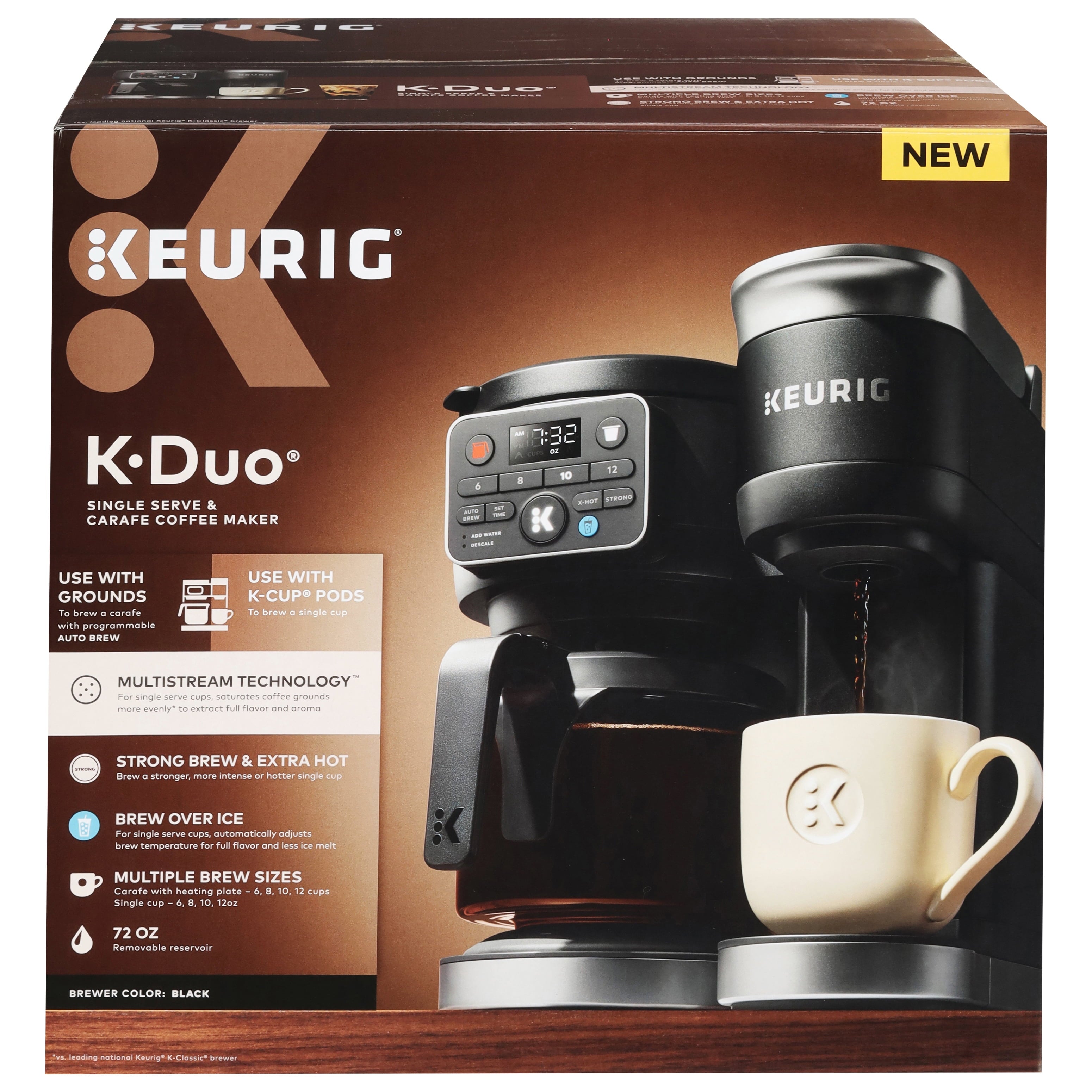 K-Duo Gen 2 Hot &amp; Iced Single Serve &amp; Carafe Coffee Maker