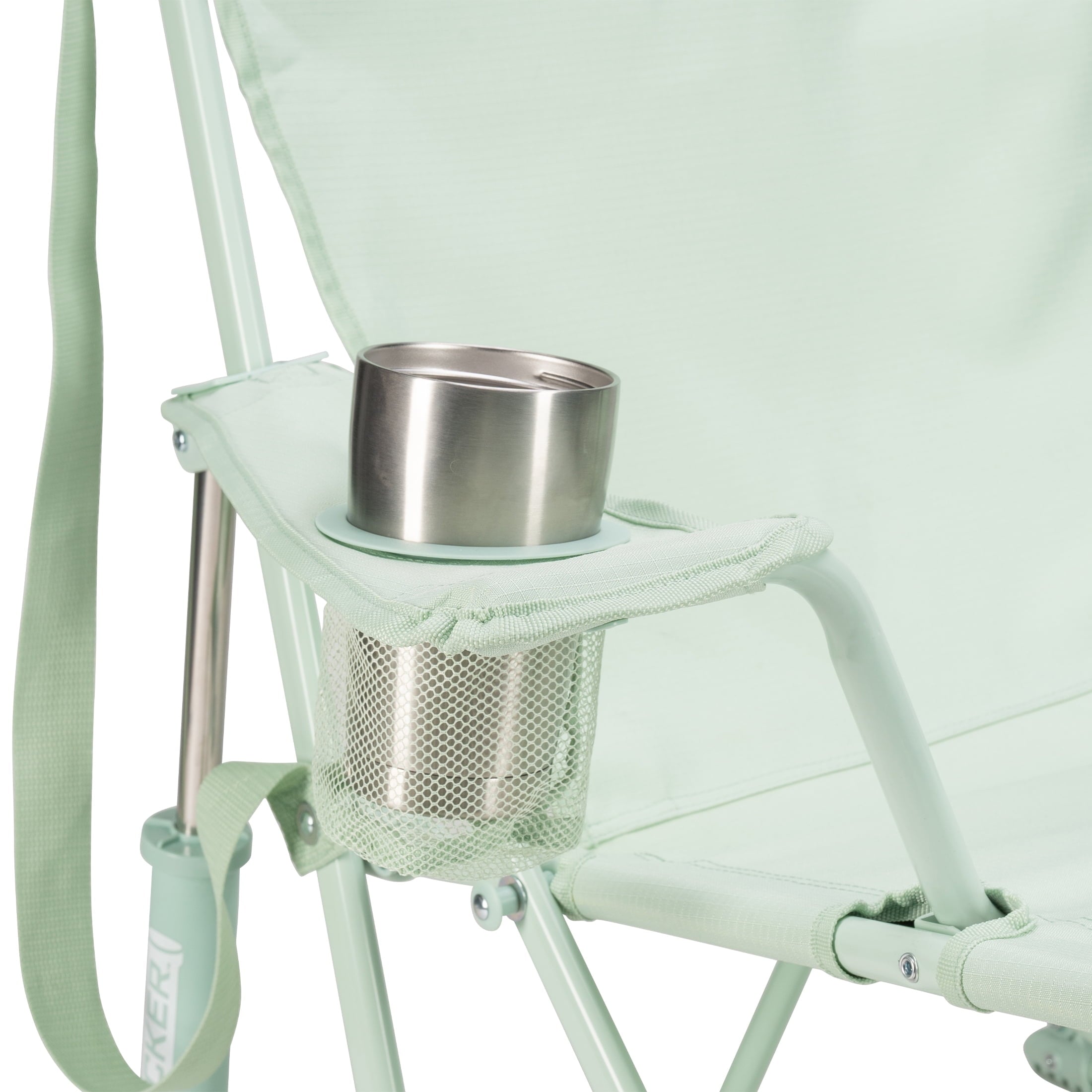 Kickback Rocker Foldable Rocking Camp Chair, Heathered Indigo