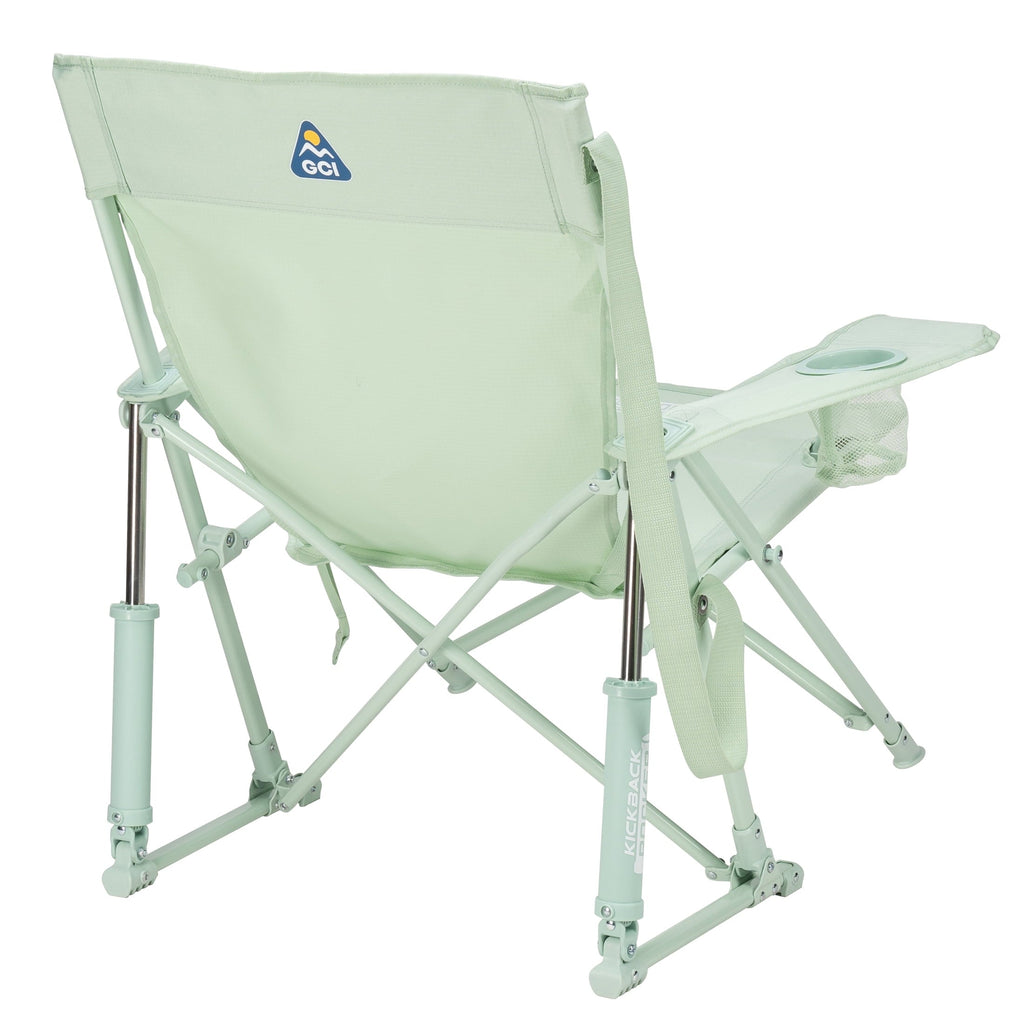Kickback Rocker Foldable Rocking Camp Chair, Heathered Indigo