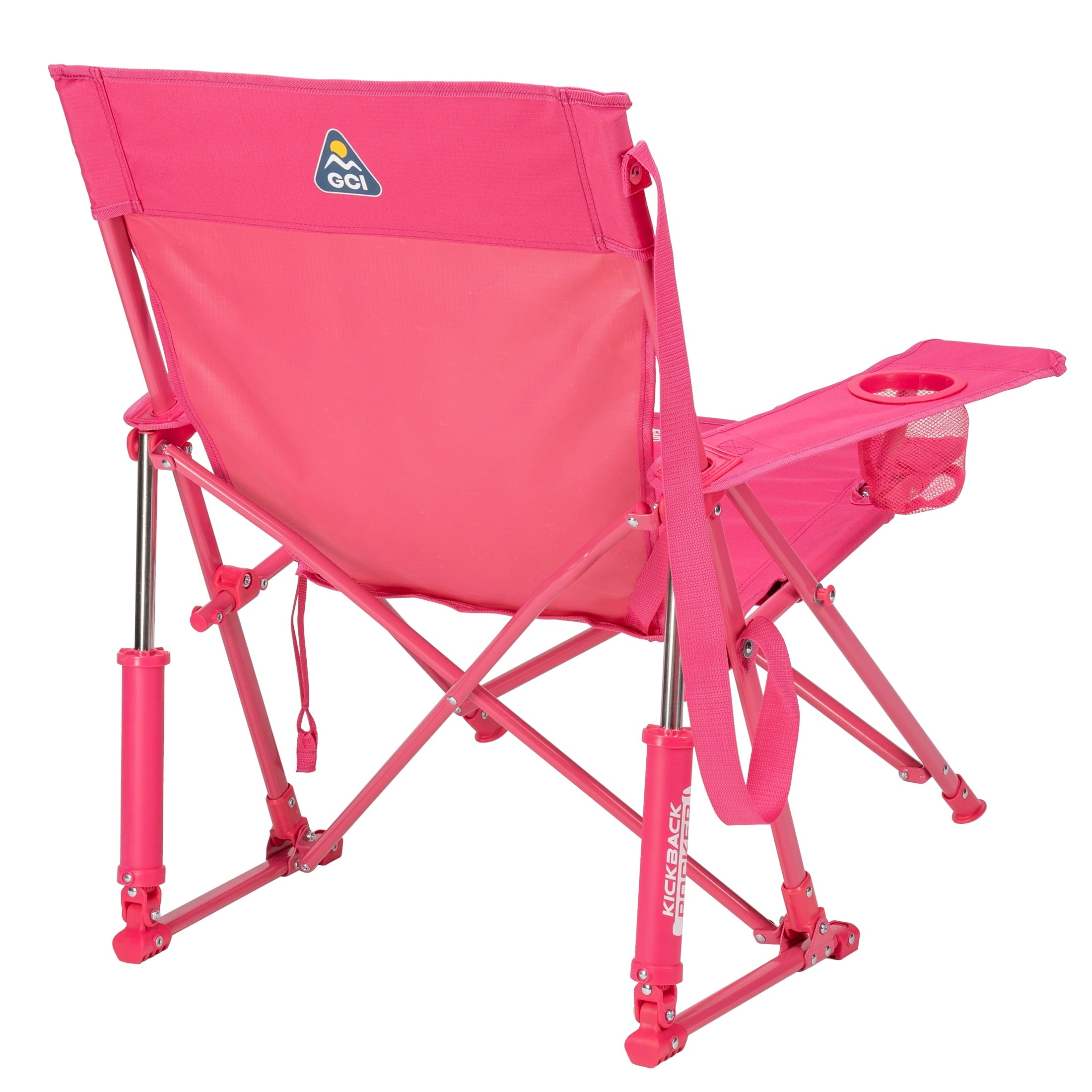 Kickback Rocker Foldable Rocking Camp Chair, Heathered Indigo